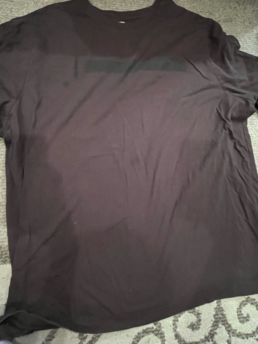 Banana Republic Men's Short Sleeve Crew T-Shirt - Black
